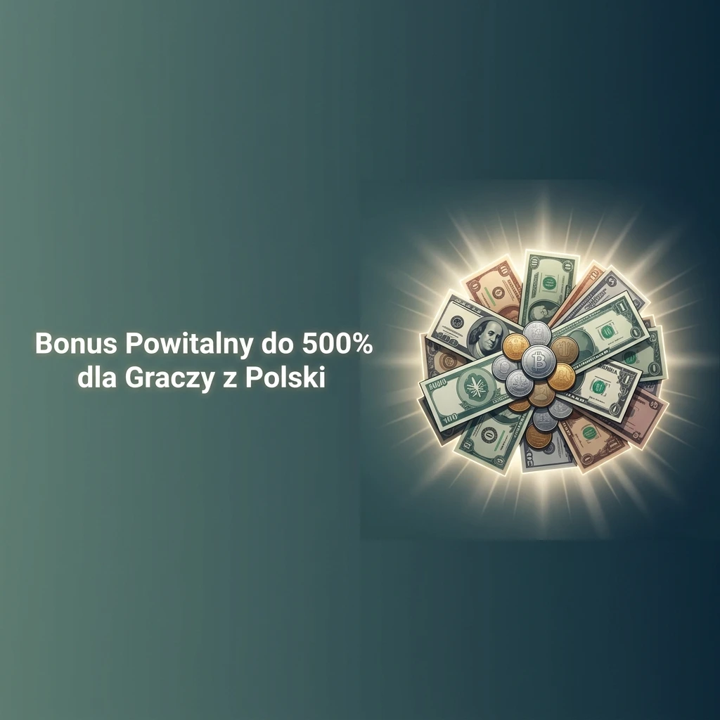Bonus powitalny 1W do 500% dla graczy z Polski na zakłady sportowe i kasyno online