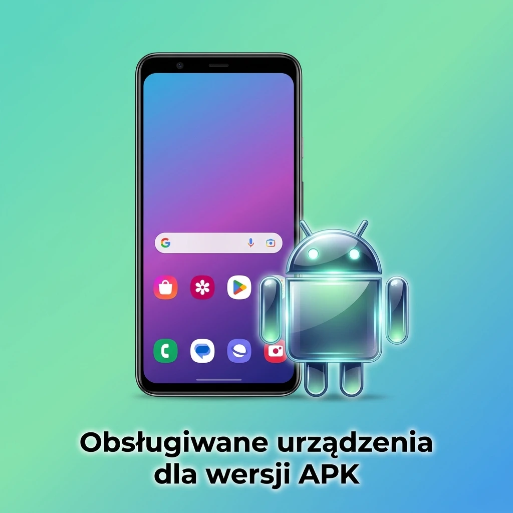 Lista obsługiwanych urządzeń Android dla wersji APK: Samsung, Sony, Huawei, OnePlus, Xiaomi i inne marki