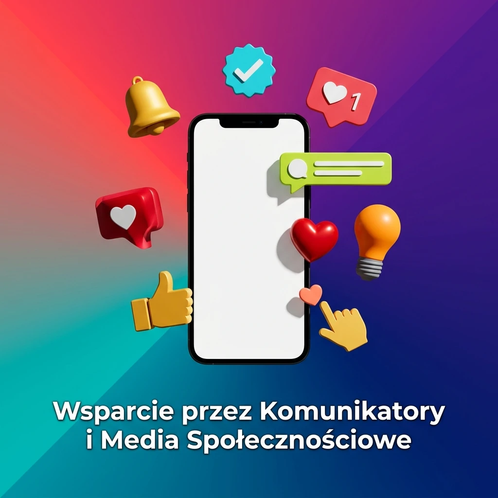 Wsparcie 1W przez Telegram, WhatsApp, Facebook Messenger i Twitter – szybki kontakt mobilny