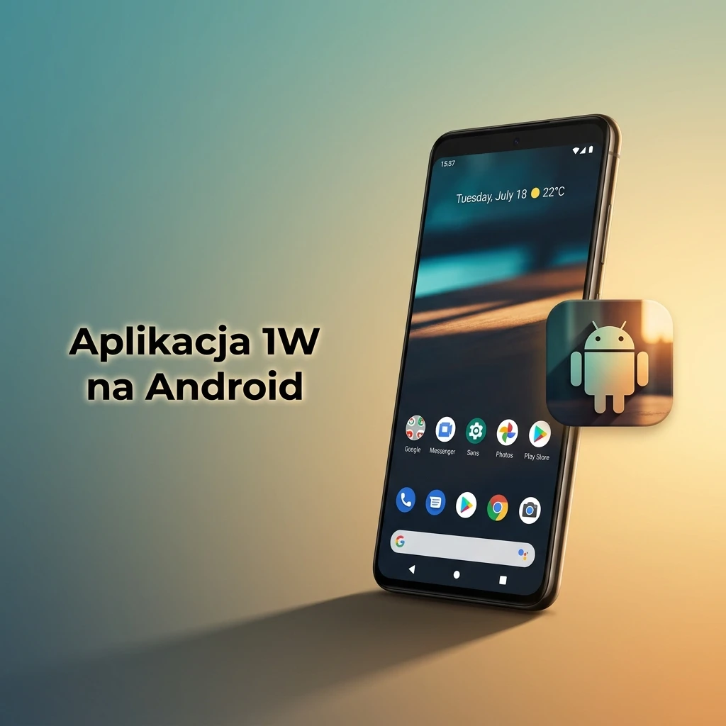 Aplikacja 1W na Android – pobieranie i instalacja pliku APK na smartfon lub tablet