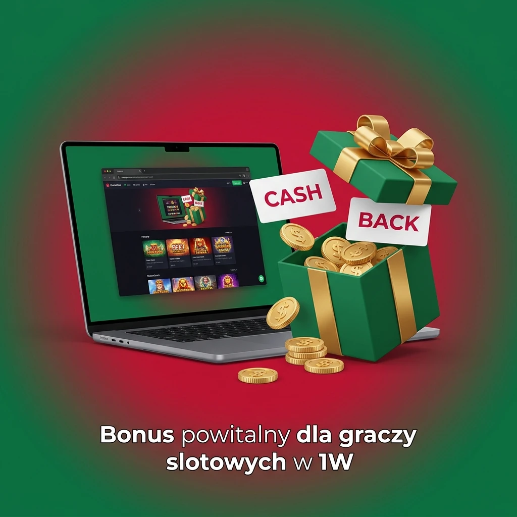 Bonus powitalny 1W dla graczy slotowych – do 500% od pierwszego depozytu, cashback i turnieje