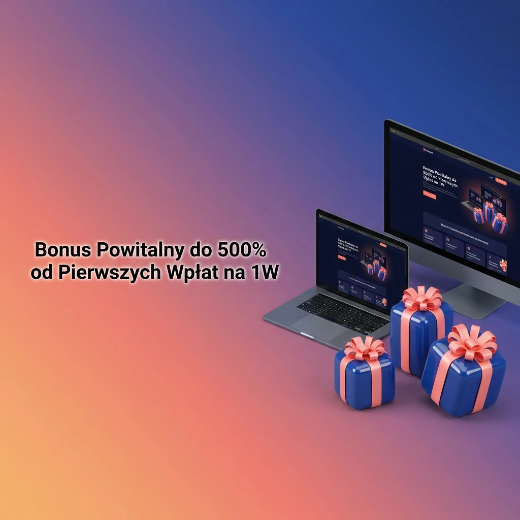 Bonus powitalny do 500% od pierwszych wpłat na platformie 1W dla polskich graczy