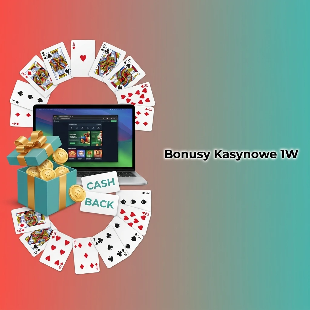 Bonusy kasynowe 1W: reload, cashback, darmowe spiny i turnieje dla graczy online
