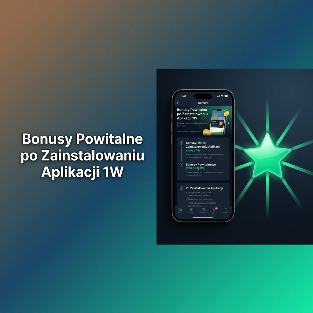 Bonusy powitalne w aplikacji 1W – do 500% od pierwszych wpłat dla graczy kasyna i zakładów