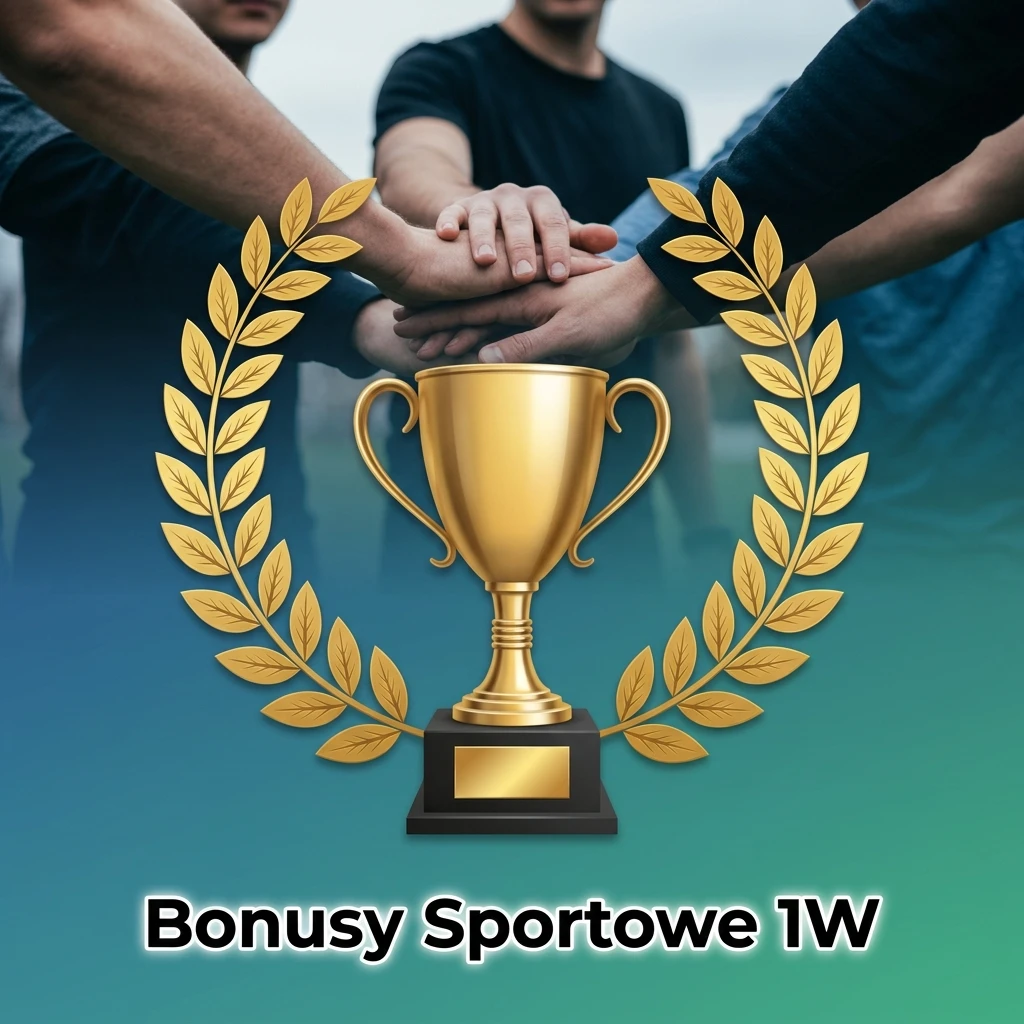 Bonusy sportowe 1W: zakład bez ryzyka, boosty kursów, ekspres i loterie tygodniowe dla graczy