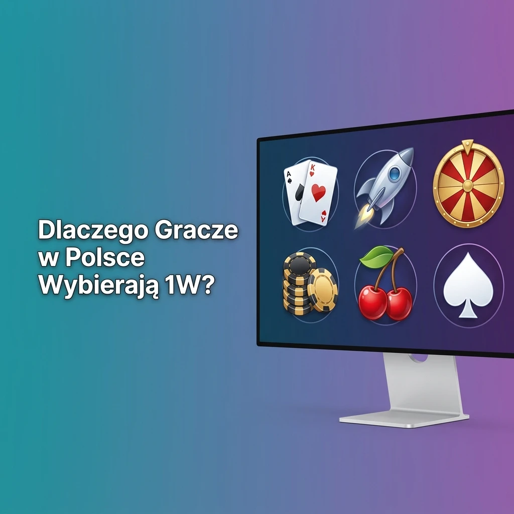 Polscy gracze wybierają 1W za sloty, kryptowaluty, aplikację mobilną i wsparcie 24/7