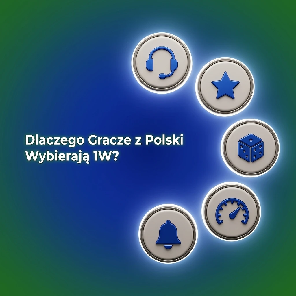 Polscy gracze wybierają 1W za bonusy, gry, kryptowaluty, aplikację mobilną i licencję Curaçao eGaming.