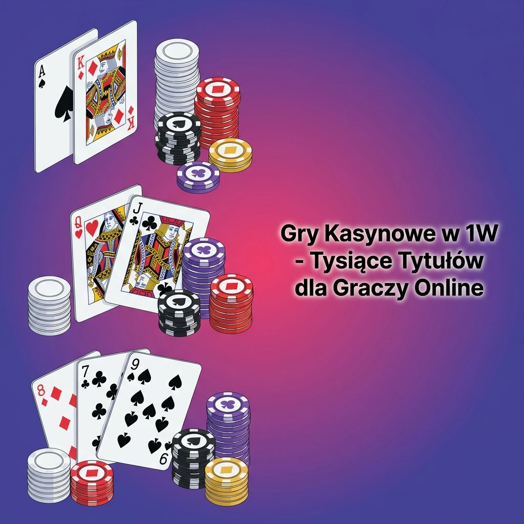 Gry kasynowe 1W – tysiące slotów, ruletka, blackjack i kasyno na żywo dla graczy online