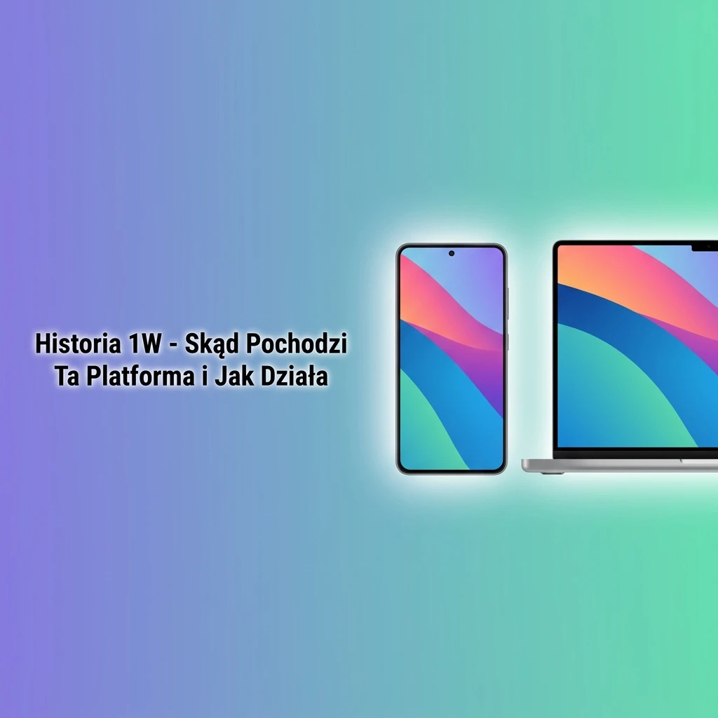 Historia platformy 1W – licencjonowany bukmacher i kasyno online dostępne w Polsce