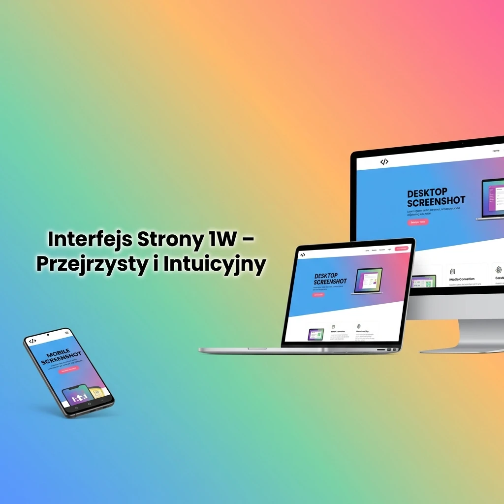 Interfejs strony 1W z paskiem nawigacyjnym do zakładów sportowych, kasyna, live casino, esportu i promocji