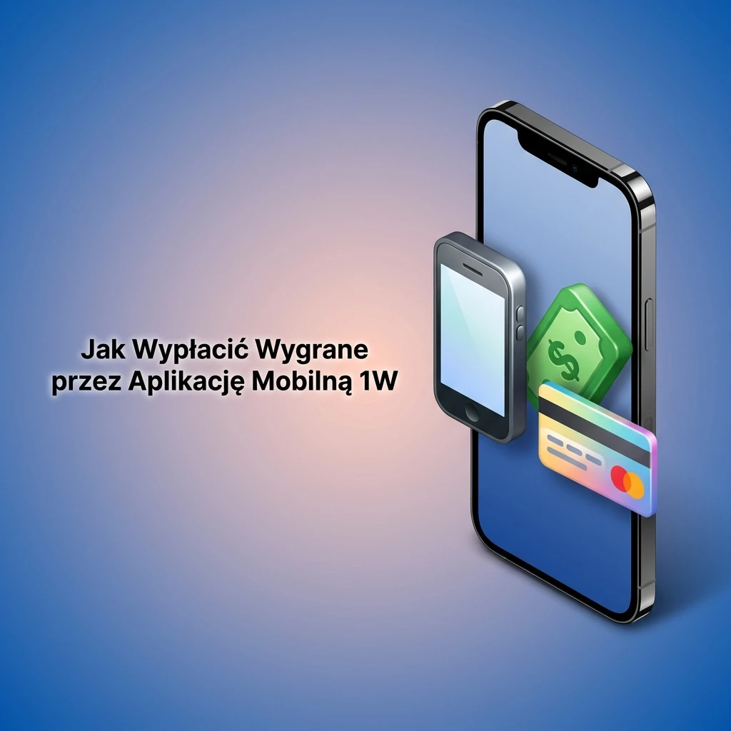 Wypłata wygranych w aplikacji mobilnej 1W – kroki od logowania do potwierdzenia zlecenia