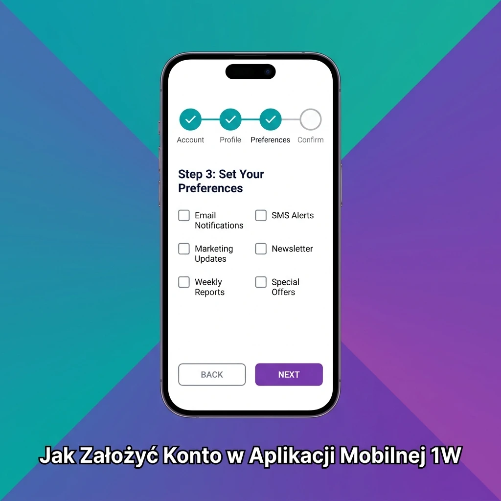 Rejestracja konta w aplikacji mobilnej 1W na iOS – szybki proces w kilku krokach