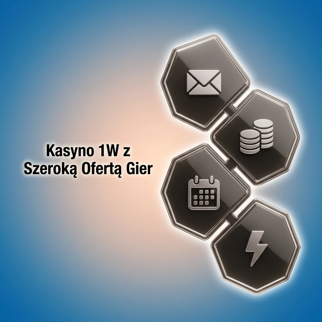 Kasyno 1W – ponad 5000 gier: sloty, crash, instant, karciane, stołowe i poker wideo