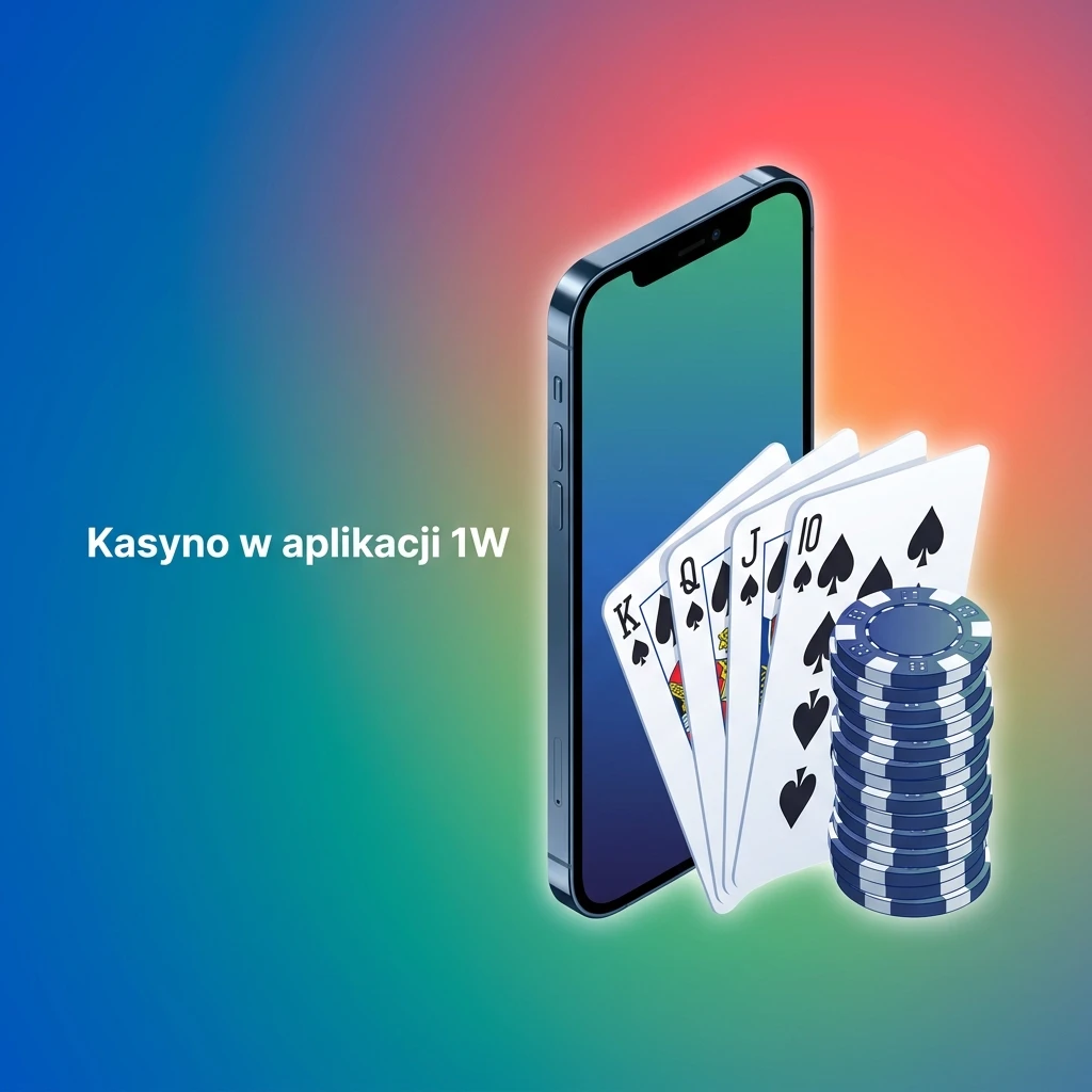 Kasyno w aplikacji mobilnej 1W – automaty, blackjack, ruletka i gry na żywo z krupierami