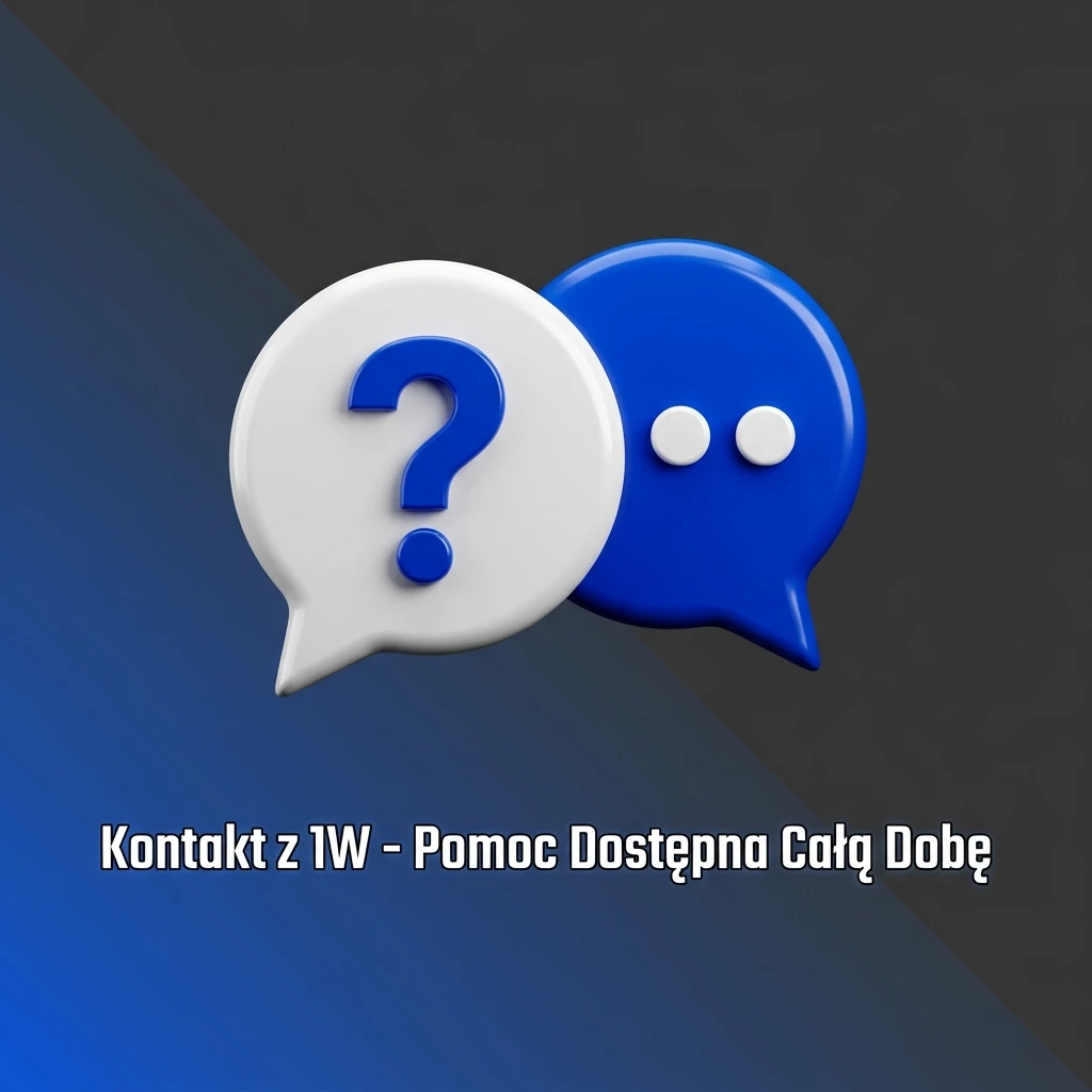 Obsługa klienta 1W dostępna 24/7 – czat na żywo, e-mail i FAQ dla graczy