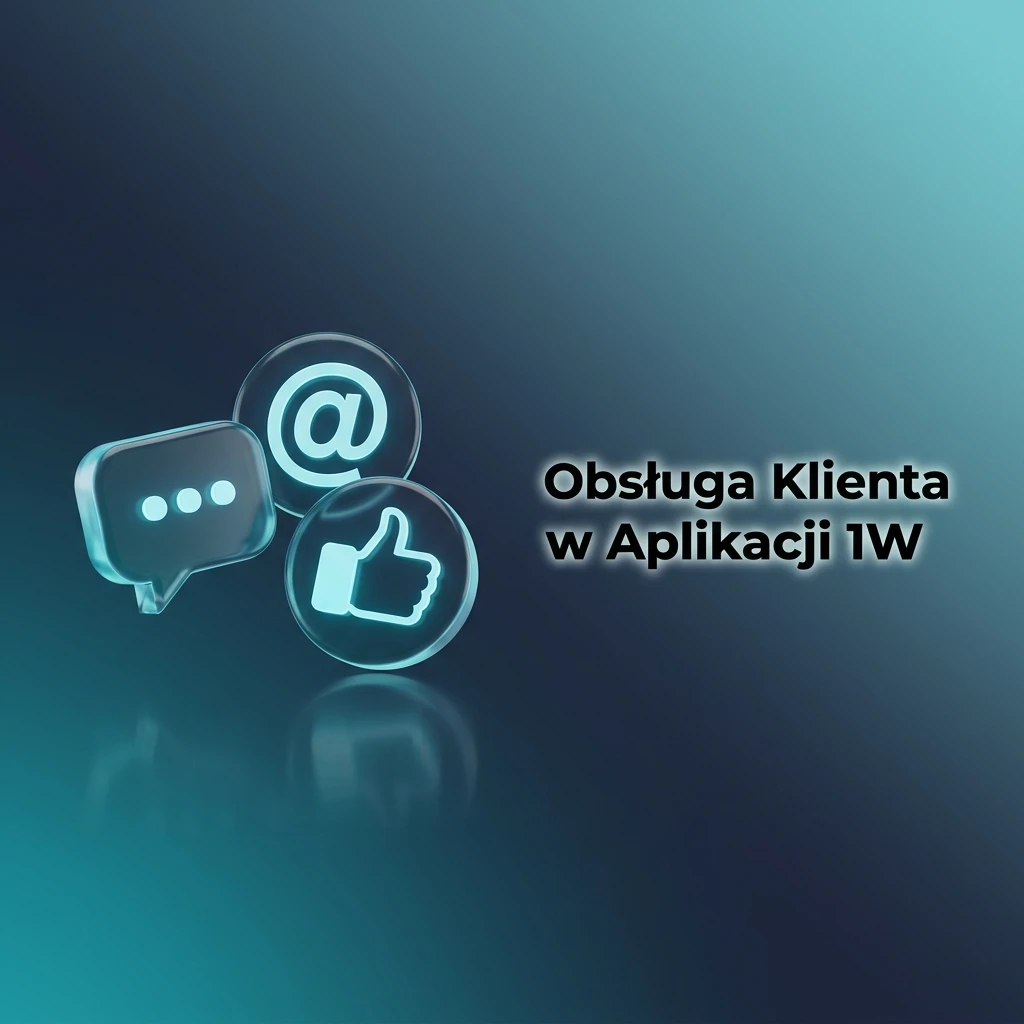 Obsługa klienta w aplikacji 1W – czat na żywo, e-mail i FAQ dostępne 24/7