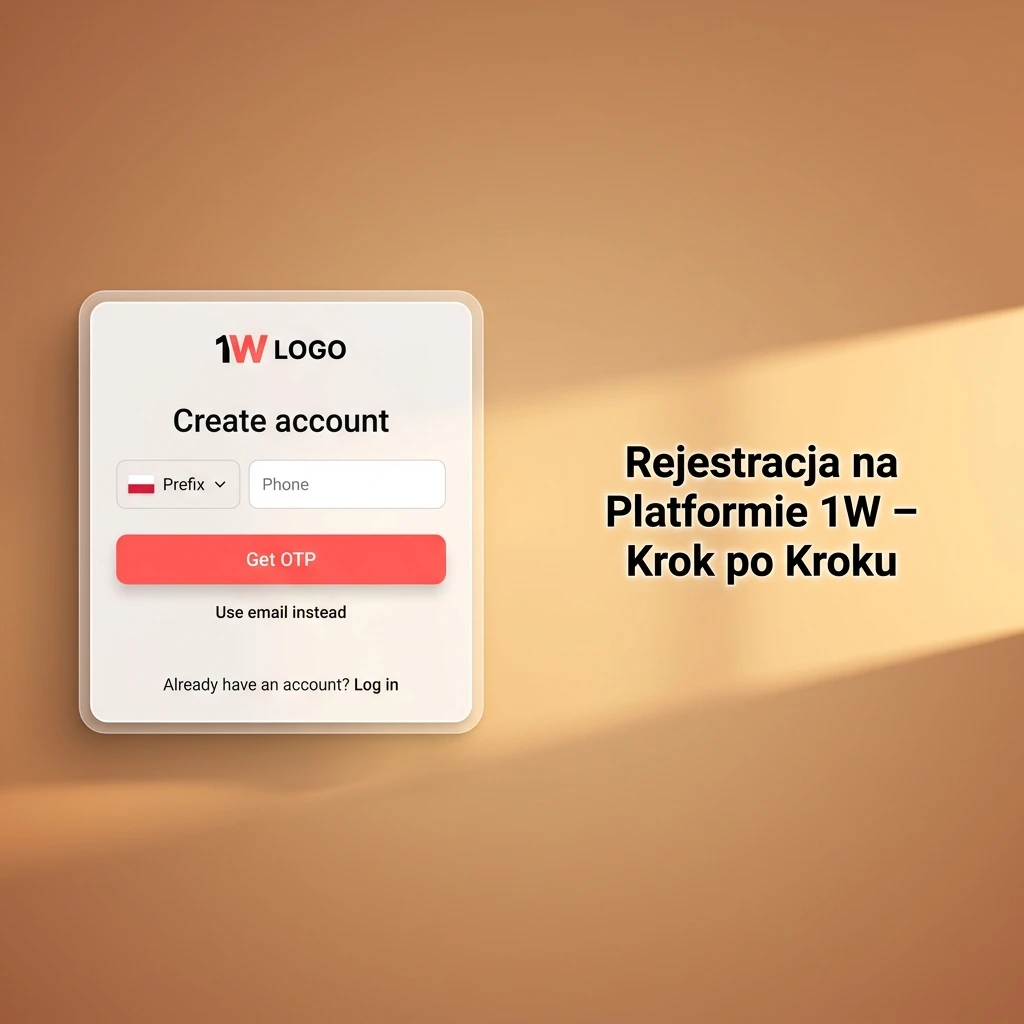 Rejestracja konta na platformie 1W – przewodnik krok po kroku dla nowych graczy