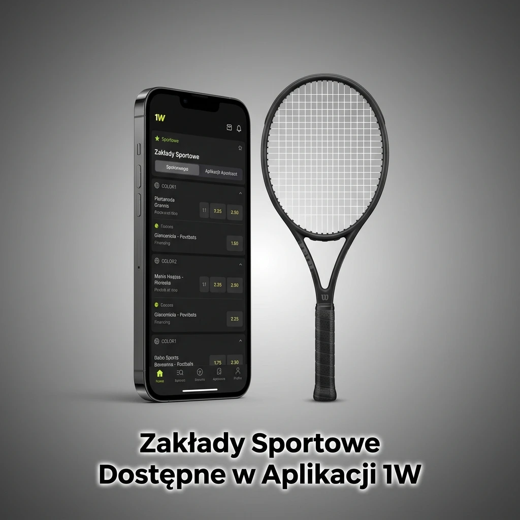 Zakłady sportowe w aplikacji 1W – piłka nożna, koszykówka, tenis, MMA, esport i więcej dyscyplin