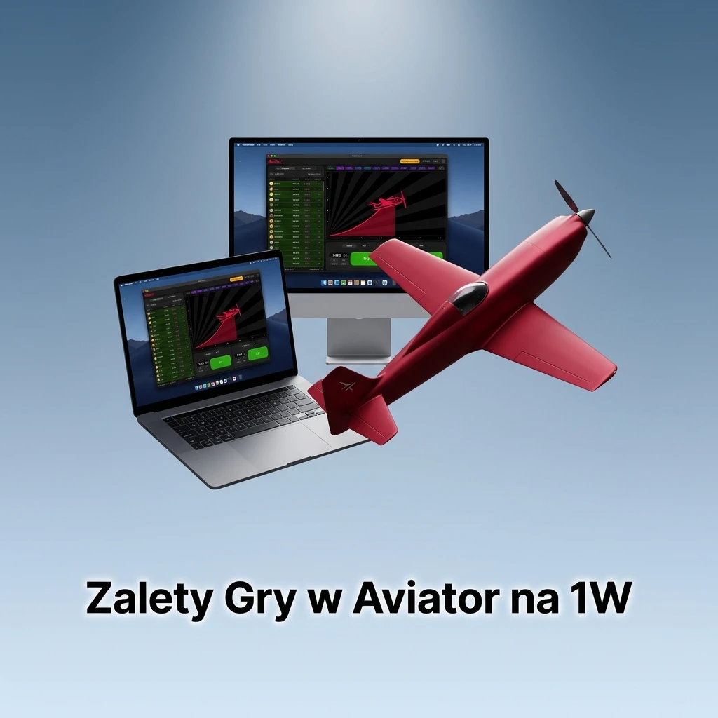 Zalety gry Aviator na platformie 1W – RTP 97%, bonus 500%, tryb demo i obsługa po polsku