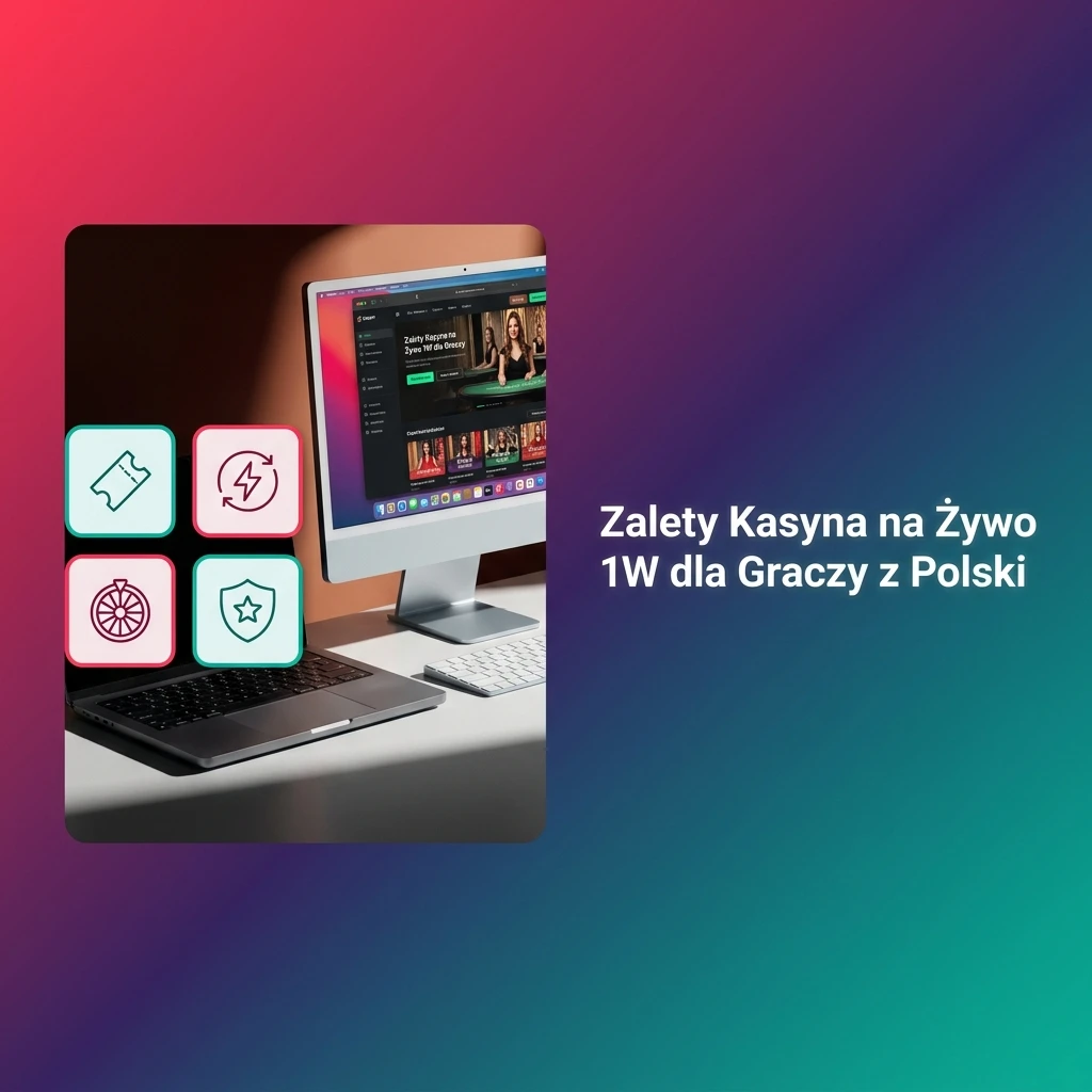 Zalety kasyna na żywo 1W dla graczy z Polski – krupierzy, gry i płatności